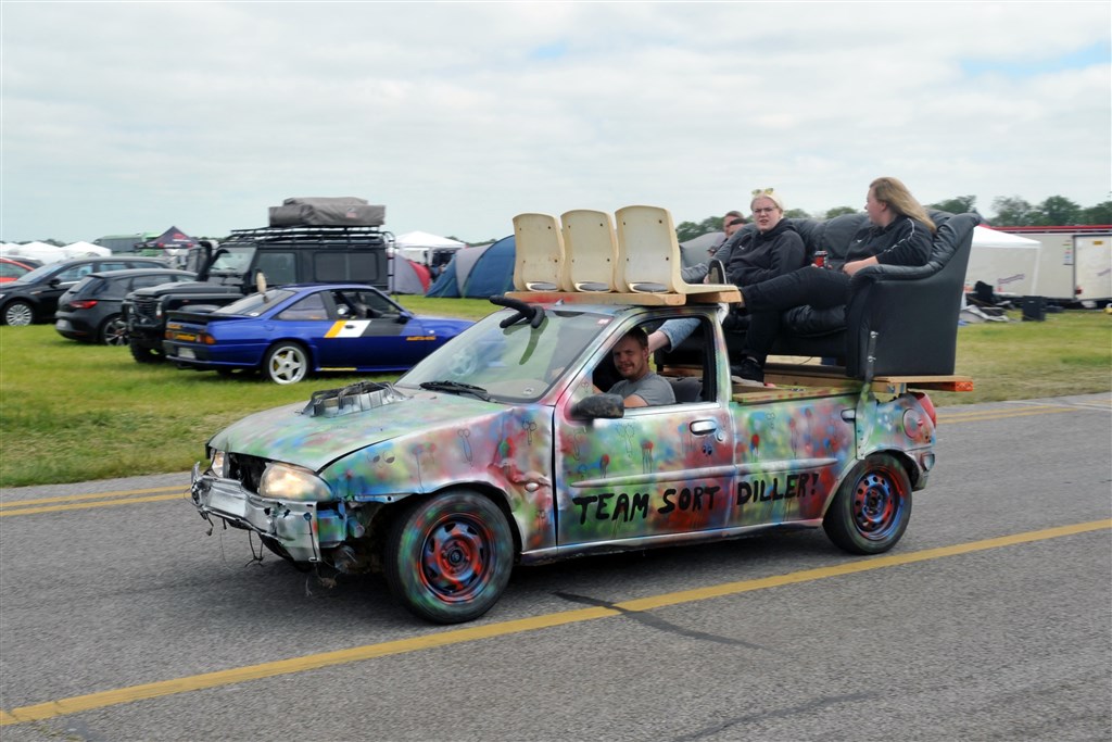 ”Er du i tvivl om din bil kan klare at møde synsmanden i den lokale synshal, så lad enten bilen blive hjemme, eller læs den på en trailer,” opfordrer Tom Pedersen fra Padborg Park I/S.
(Foto: Morten Alstrup)